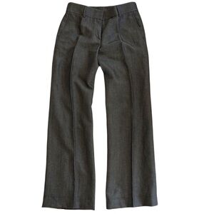 Akris Black Wool/Linen Trouser